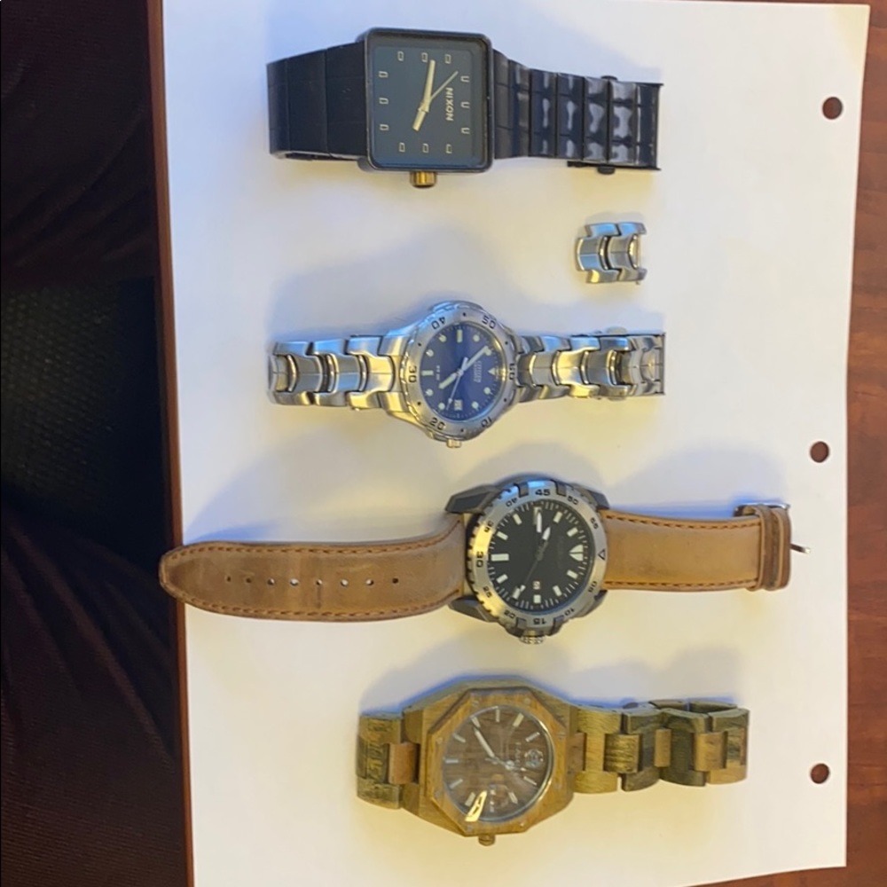 Citizen, Nixon, and more men watches